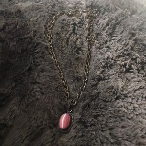 Vintage sterling silver pendant necklace